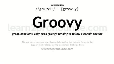 groovy meaning.